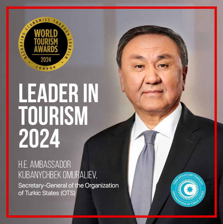 Türk Devletleri Teşkilatı Genel Sekreteri'ne 2024 Dünya Turizm Lideri Ödülü